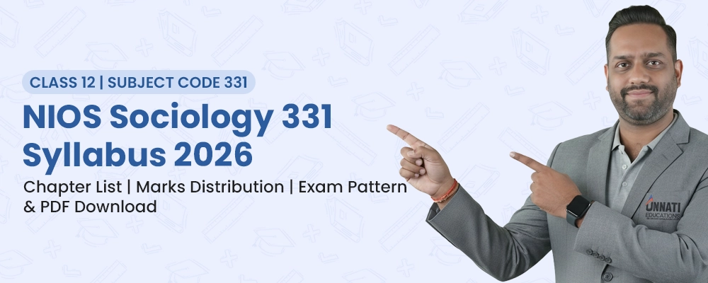 NIOS Sociology 331 Syllabus Class 12 2026